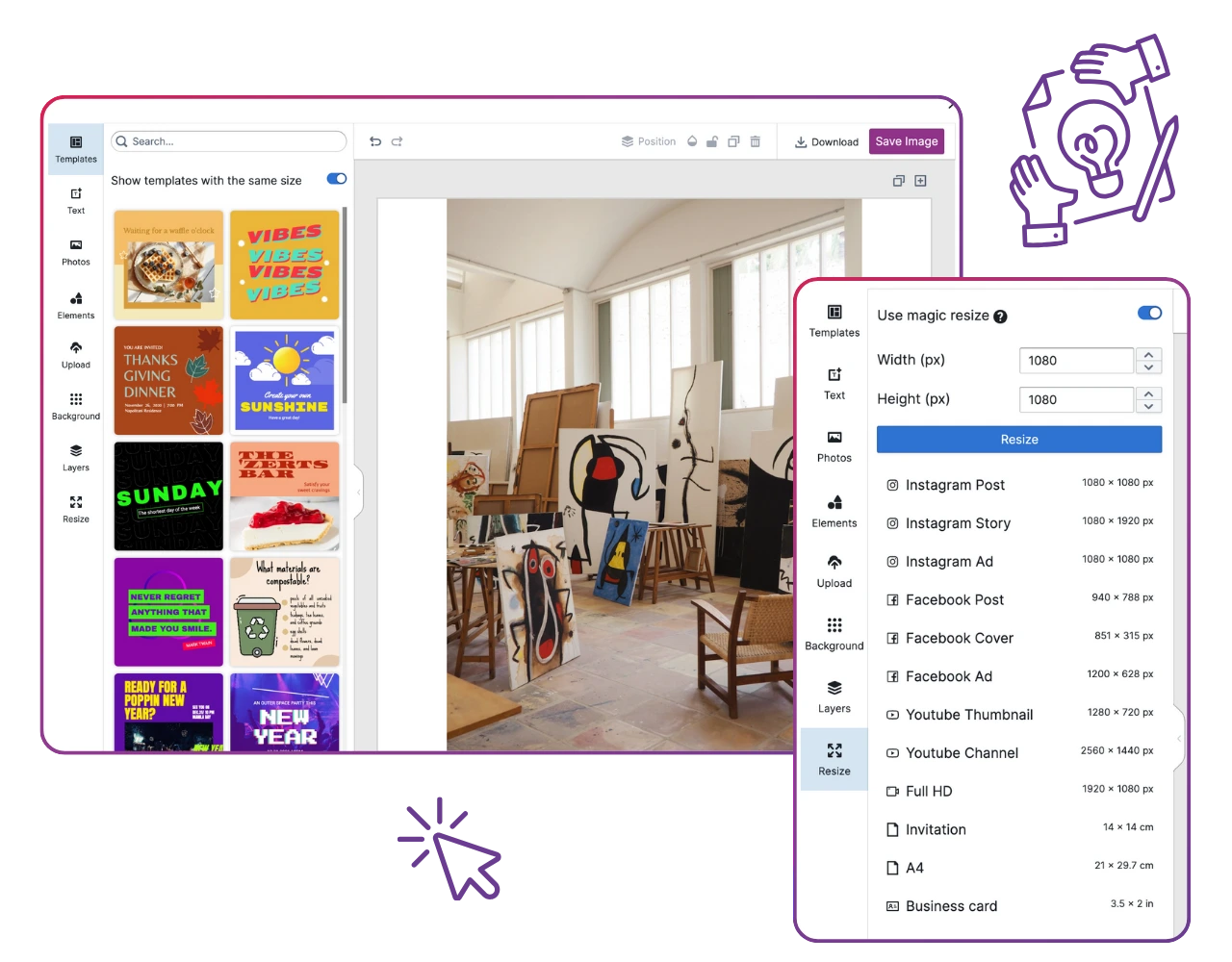 flexible format-anpassung